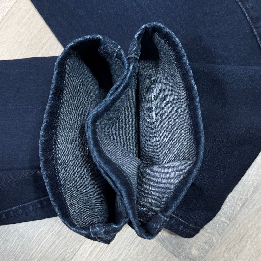 7 For All Mankind Kimmie Straight Leg Jeans Dark Blue 28 - Picture 7 of 14